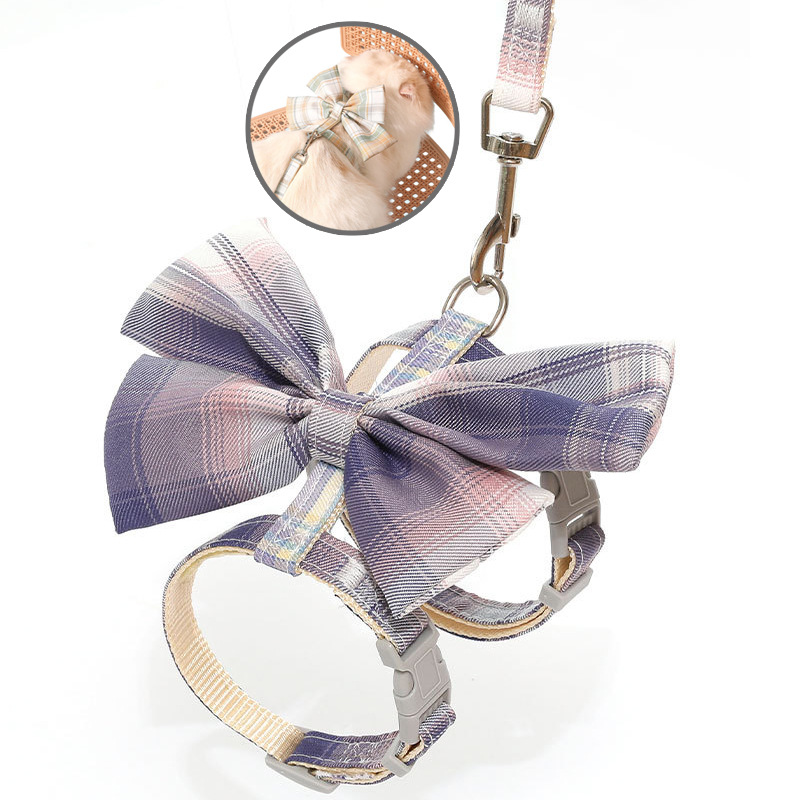 Tracción de falda JK de gato transfronterizo, chaleco de salida de gato, cuerda de tracción, cuerda para pasear al gato, suministros para mascotas para perros pequeños y medianos