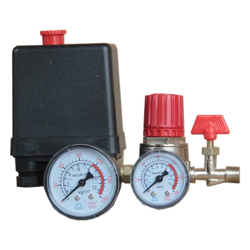 Контроллер переключателя воздушного насоса в сборе Четырехотверстий клапан регулировки давления воздушного компрессора Fengli реле давления в сборе реле давления