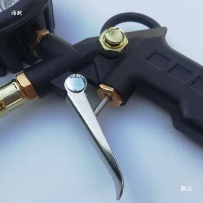 Air pressure gauge/tire pressure gauge: tire pressure gauge, and inflating