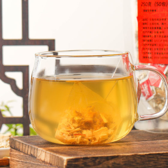Chun Zi Tang Five-Finger Peach Fuling Tea Triangle Bag Red Bean Red Bean Coix Tea Five-Finger Peach Fuling Tea