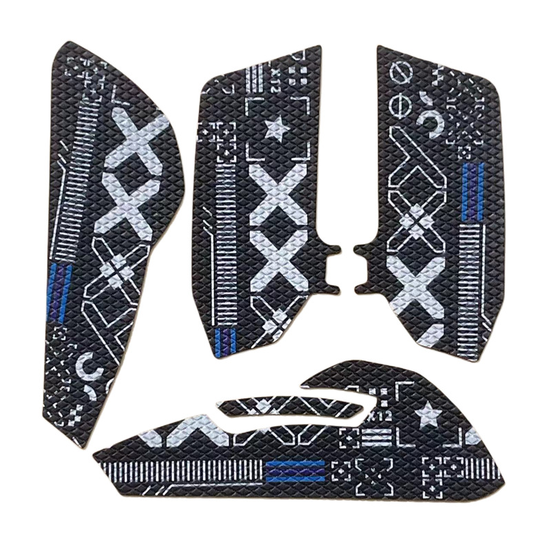 Adecuado para la versión con cable de Thunder Snake Viper 8K versión inalámbrica Ultimate mouse etiqueta antideslizante con estampado de veneno Mini etiqueta antideslizante