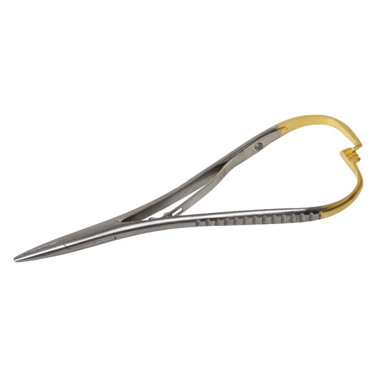 Titular de la aguja dental final titular de la aguja de mano mango de oro titular de la aguja anillo titular de la aguja material dental