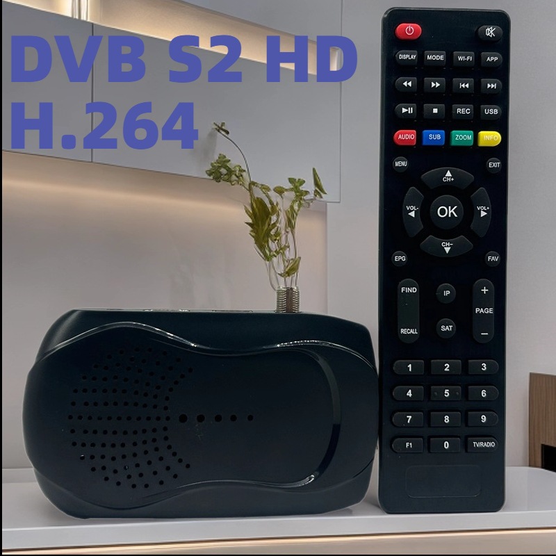 Foreign Trade High-Definition Dvb S2 Tv Set-Top Box H.264 High-Definition Satellite Signal Biss Funcam