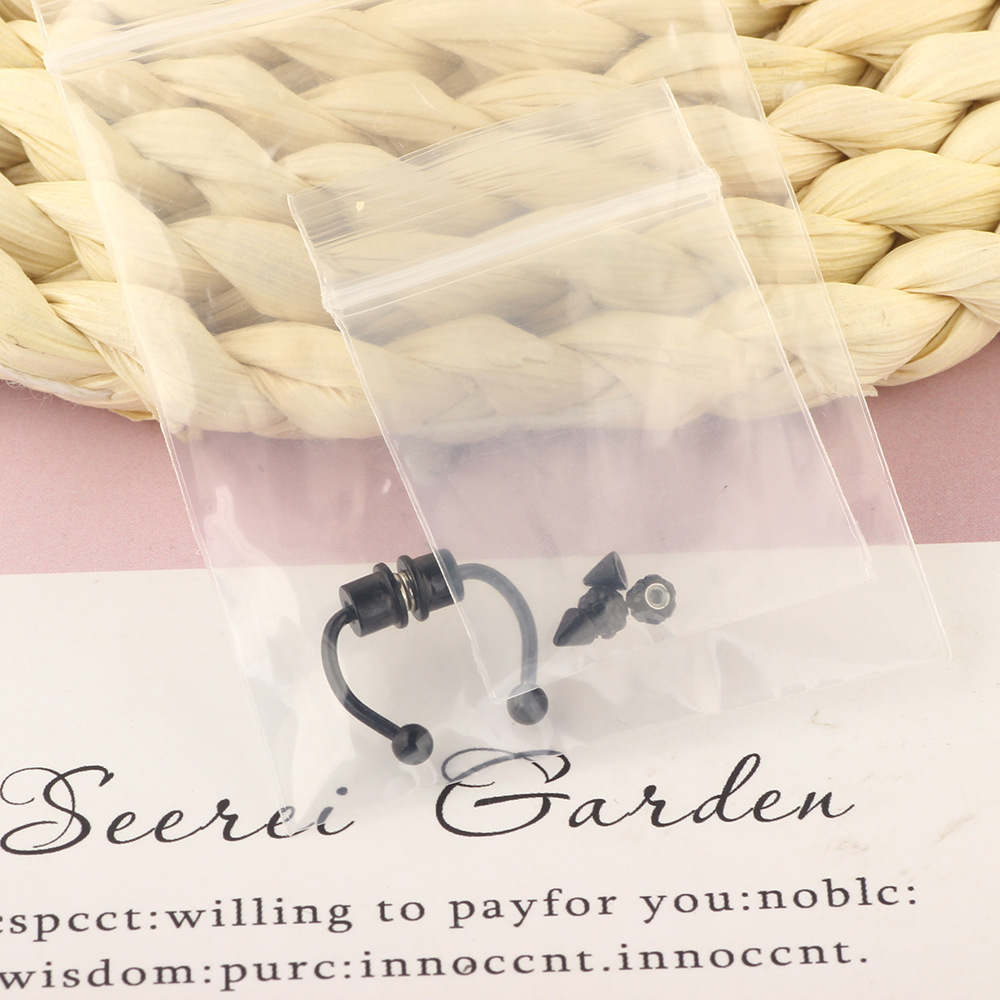 Simple Style Geometric Stainless Steel Nose studs 1 Set