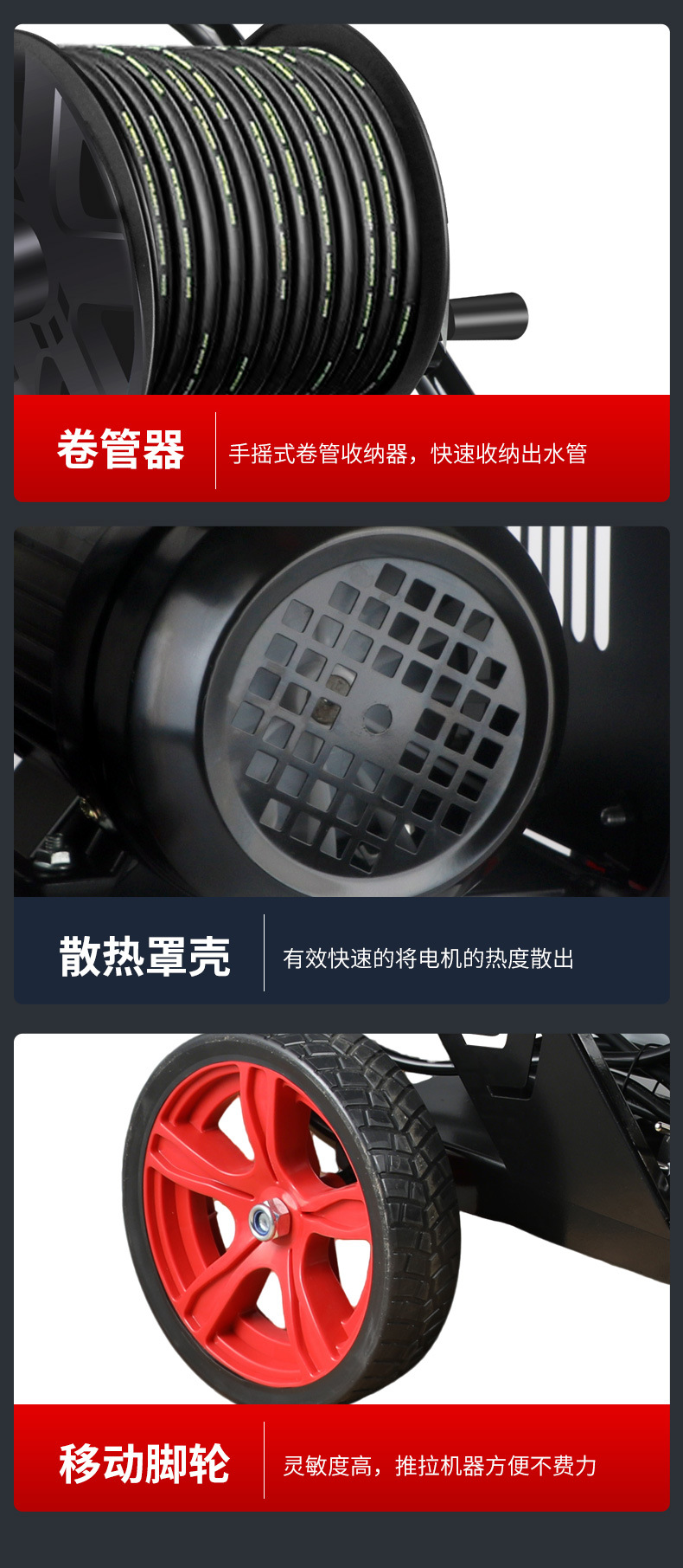 Car Wash Shop Ultra-High Pressure Car Washing Machine Portable 110V High Power Powerful Commercial Farm Car Washing Brush Car Water Pump
