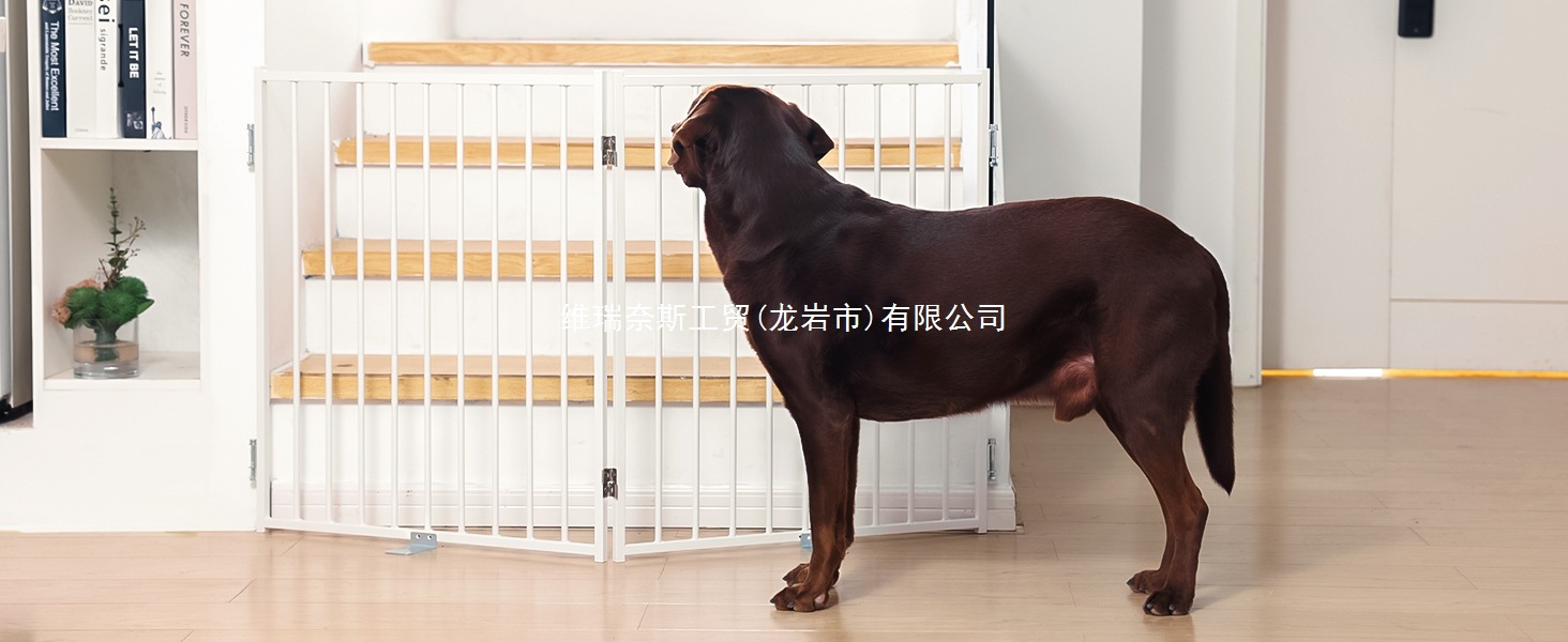 free standing dog gate indoor folding puppy fence foldable pet gate outdoor freestanding