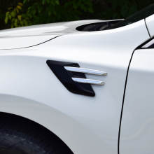 汽车装饰板仿真出风口侧风口引擎盖装饰通风口车门汽车装饰改装车