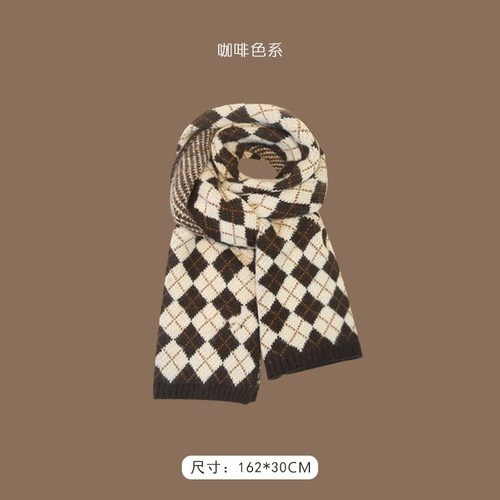 Soft Touch Classic Scarf Suitable for Men and Women, Fashion Couple, Warmth Sports Neck Gaiter Grid, Outerwear Shawl