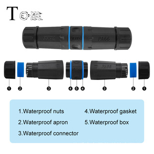 IP68 Network waterproof Connector Shielded waterproof Connector IP68 waterproof rj45 coupler
