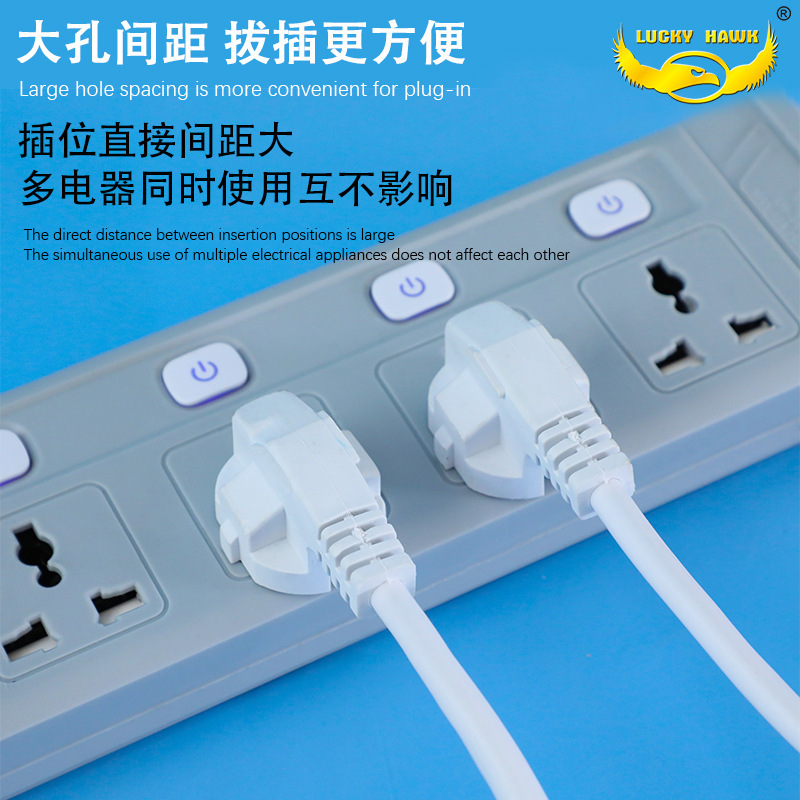 Comercio exterior exportación integrado con interruptor de cobre con lámpara USB de carga multi-interruptor enchufe de fila