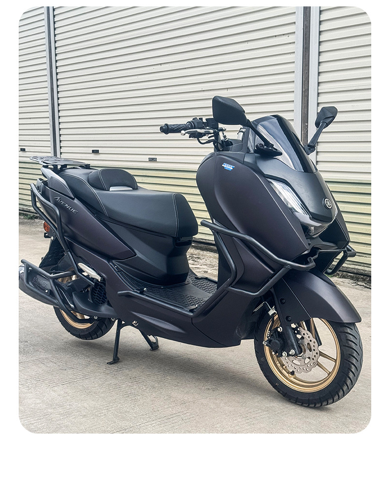 Suitable for Yamaha Xingying 125 Carbon Steel Bumper Exhaust Bar Tailstock Motorcycle Bumper Anti-Collision Modification Accessories