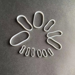 Silicone Ring Cable Tie Data Cable Tie Headphone Cable Tie