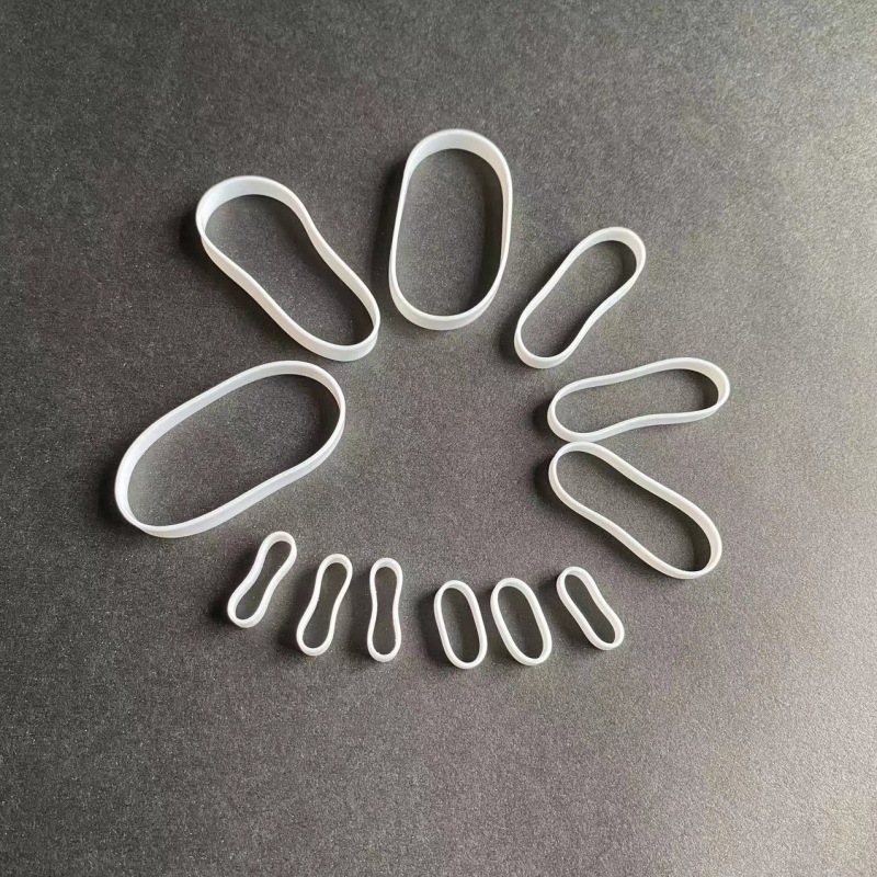 厂家供应橡胶圈硅胶扎线圈数据线扎带耳机线扎带