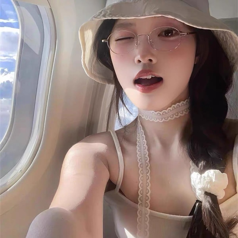 蝴蝶结蕾丝丝带丝巾女新款夏季度假风氛围感颈带装饰发带发绳|undefined