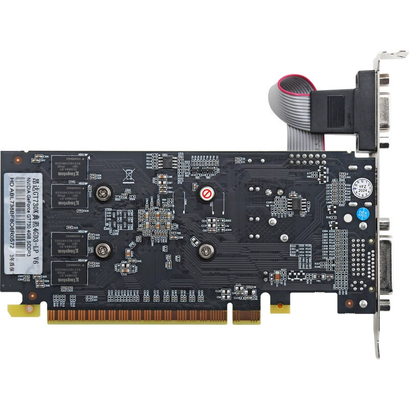 Совместимая видеокарта Onda GT730K 4GD3‑LP для настольного компьютера, высокое разрешение, офис/игры
