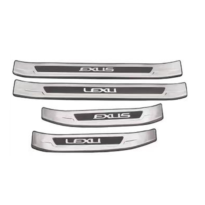 Suitable for 14-21 Models of Lexus Nx200/200T/300H Stainless Steel Door Sill Strips Modified as Welcome Pedals
