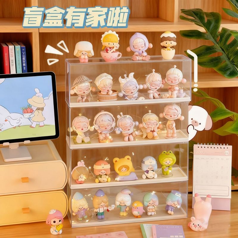Storage Box Hand-Made Display Stand Display Box Acrylic Display Stand Living Room Storage Household Transparent Dust-Proof Storage Box Storage Box Hand-Made Display Stand Display Box Acrylic Display Stand Living Room Storage Household Transparent Dust-Proof Storage Box