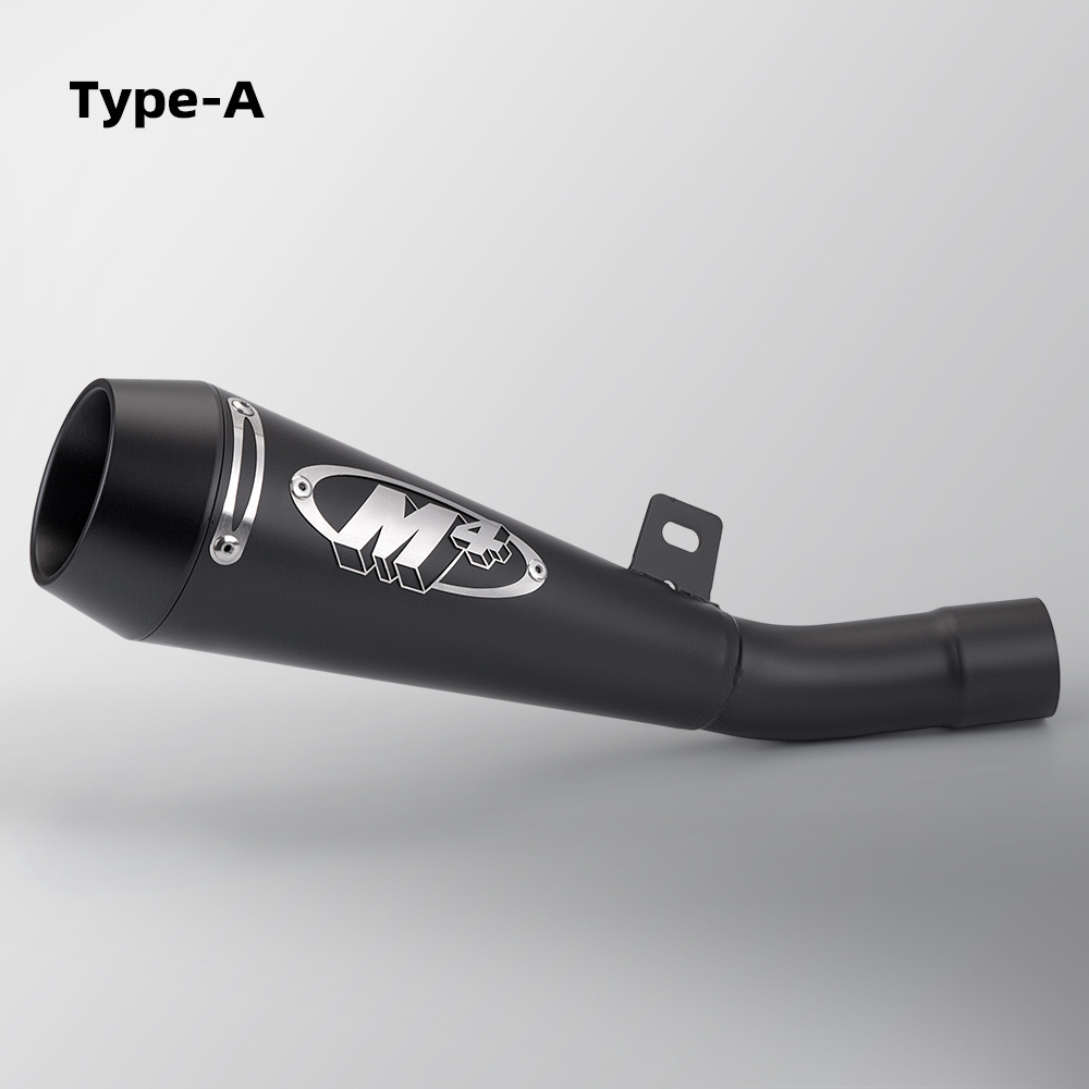 Suitable for ZX-6R motorcycle modified exhaust pipe stainless steel integrated mid-tail section special car straight up 09-24 years