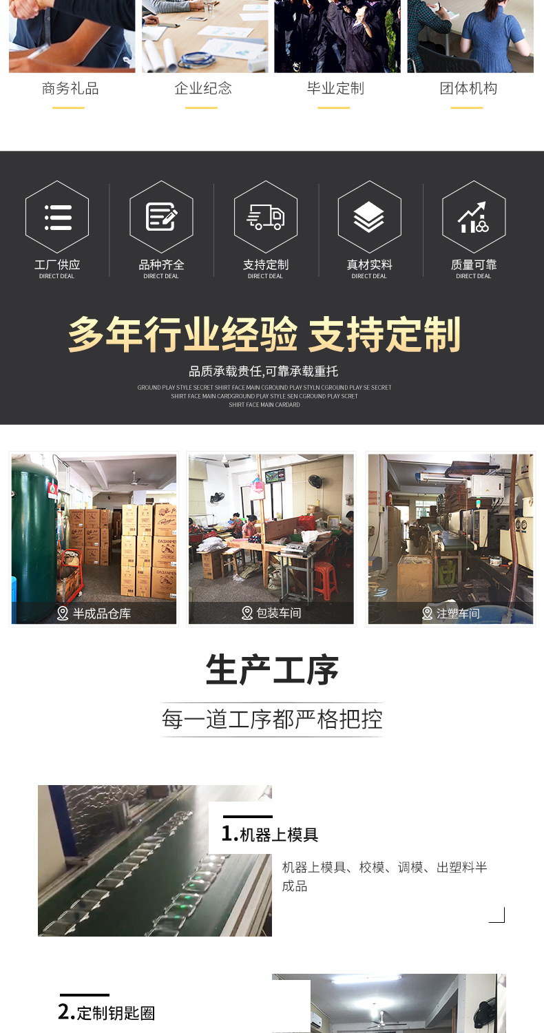 亚克力钥匙扣定制