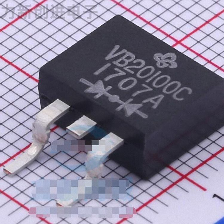 VB20100C-E38W封装TO-263AB肖特基二极管