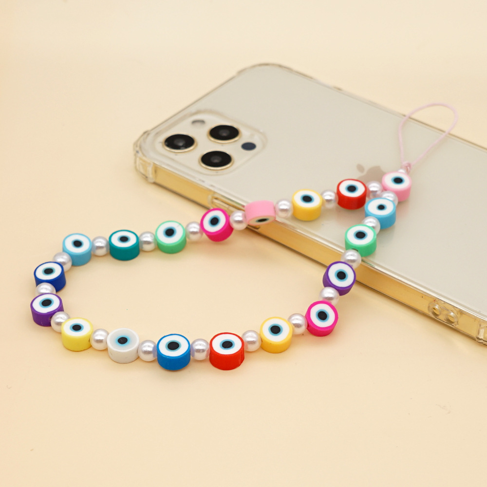 Ethnic Small Daisy Pearl Beaded Mobile Phone Chain display picture 27