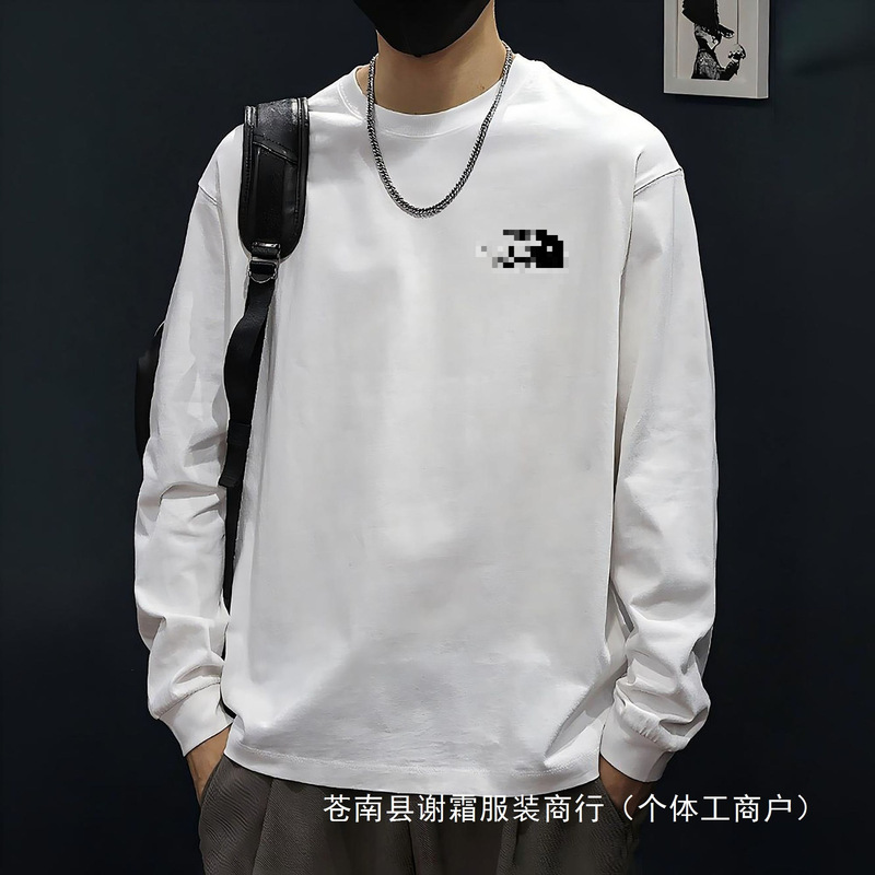 New men's long-sleeved printed top, trendy and versatile, loose fit, high-quality, wholesale New men's long-sleeved printed top, trendy and versatile, loose fit, high-quality, wholesale