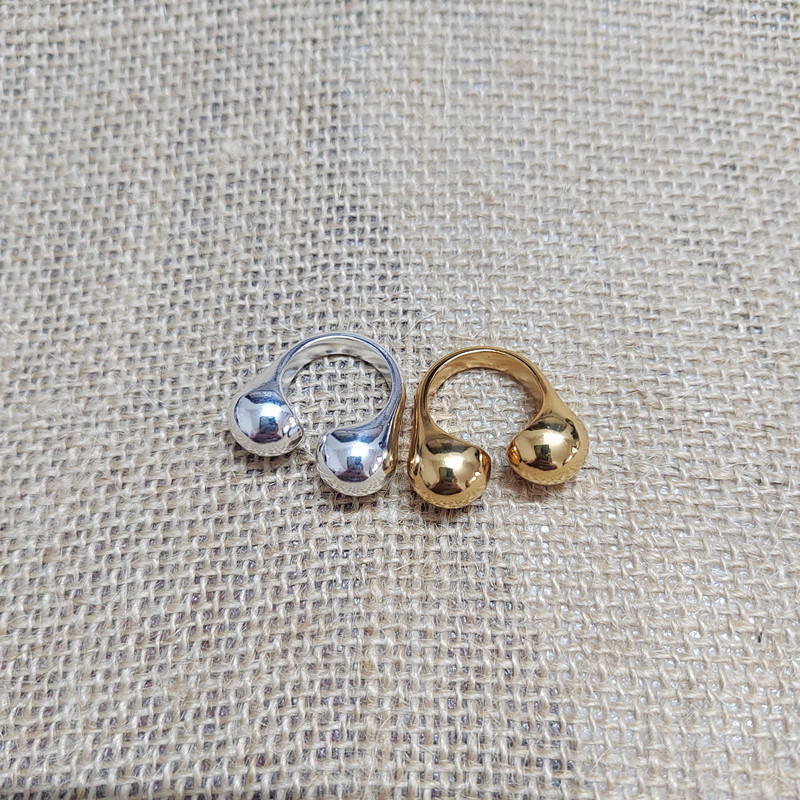 6, 9 Ring Size 1 Piece Quantity Daily Occasion Wholesale Jewelry Simple Style Geometric Copper Plating Rings