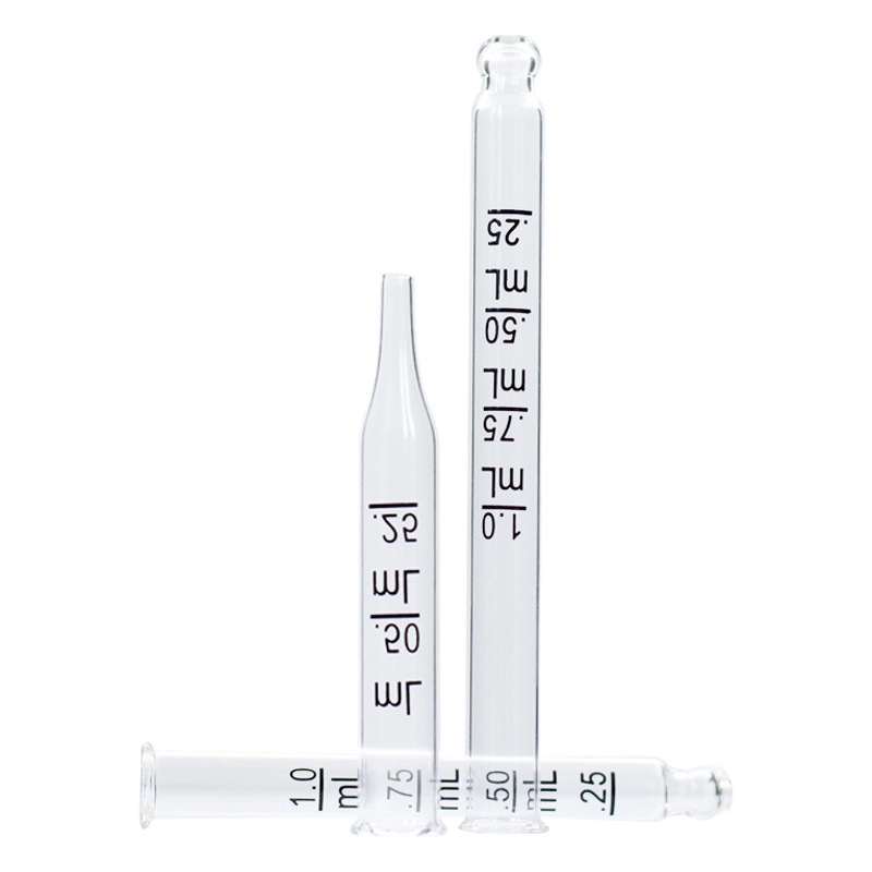 Dropper 10ml 20ml High Temperature Screen-Printed Round Head Rubber Tip Dropper Cap Glass with Scale for Dispensing Essential Oil Bottle Dropper Cap