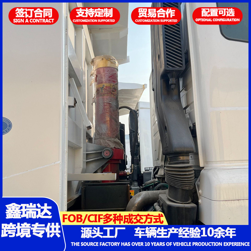 Howo Nx Rear-Eight-Wheel Dump Truck 6×4, Soil Transport Vehicle, Mining Sand and Gravel Heavy-Duty Engineering Dump Truck
