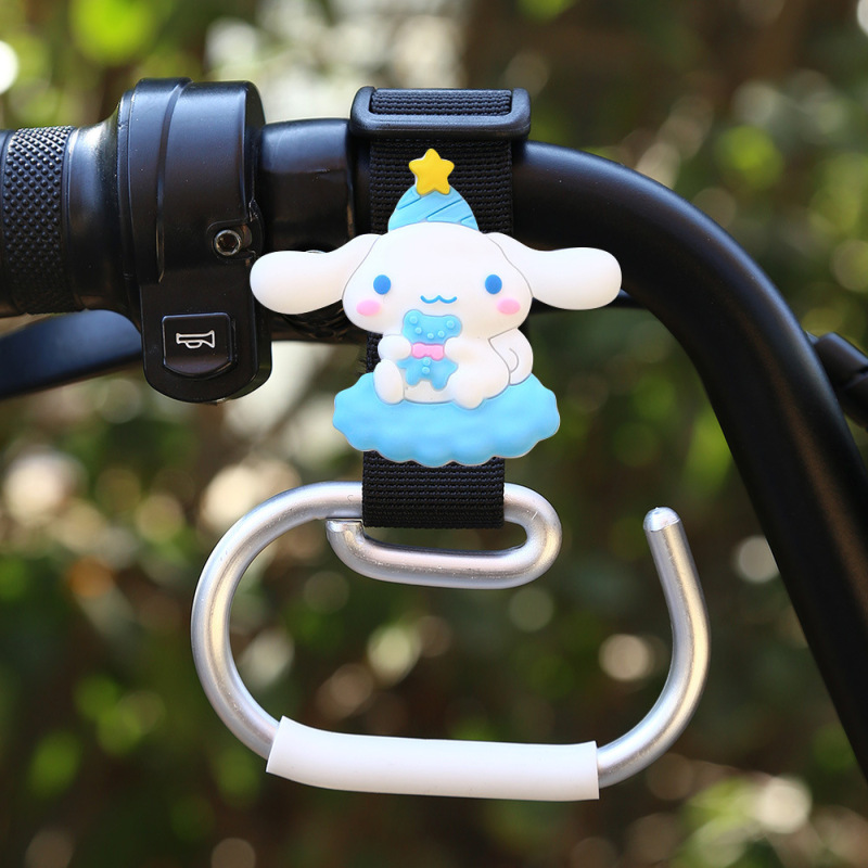 電気自動車のフックの前の漫画のかわいいベビーカーの荷重のフックの神器の小さい毛のロバのナイロンのひものフック|undefined
