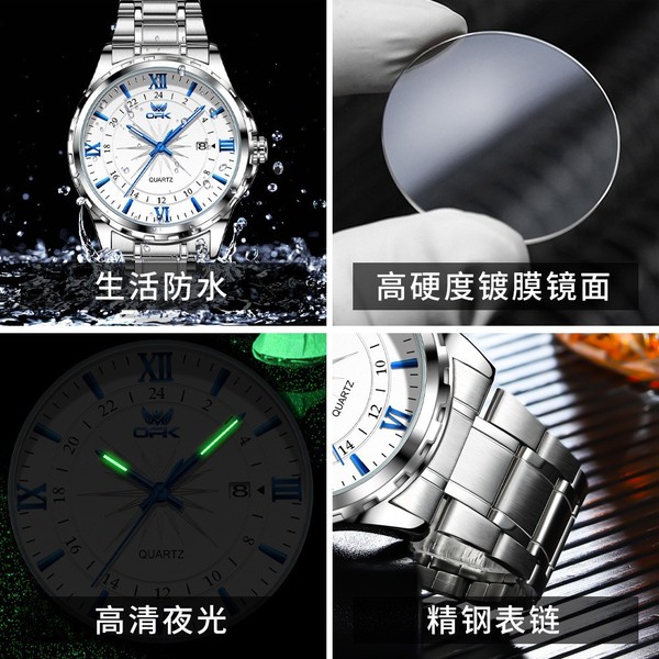 Waterproof fashionable swiss watch