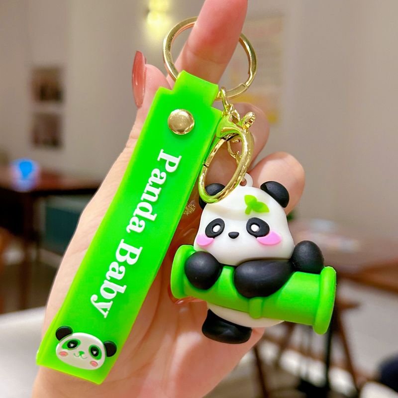 新款成都熊猫挂件卡通公仔钥匙扣纪念品基地挂饰女包包情侣小挂件|undefined