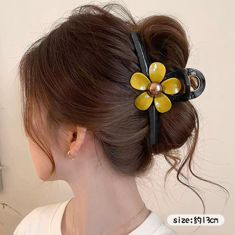 2026 nuevo clip de agarre de alto nivel lindo coreano cabeza trasera clip de cabello toque de cabello gran exquisito clip de tiburón clip de cabello image 234