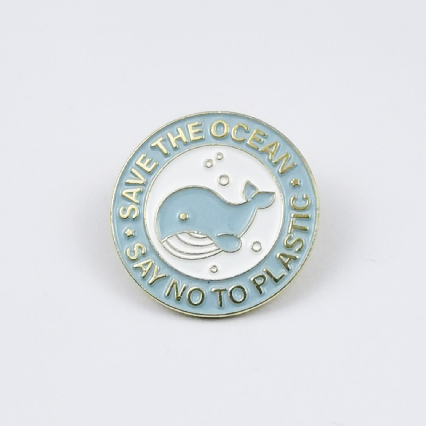 Insignia creativa de animales marinos Dibujos animados linda forma regalo joyería broche transfronterizo ins metal ropa collar