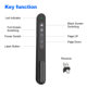 In stock supply-laser pen flip pen electronic pen PPT flip pen projection pen multifunctional flip pen