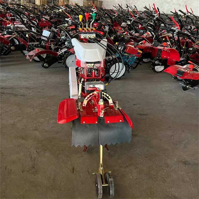 Máquina de zanja de jengibre cebolla fuente de fabricación de cultivador de tierra zanja una máquina multipropósito suelo suelto máquina rotativa