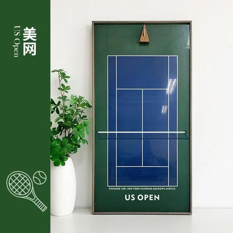 Us open 2 (frame only, racket not included) / 40x80 without light