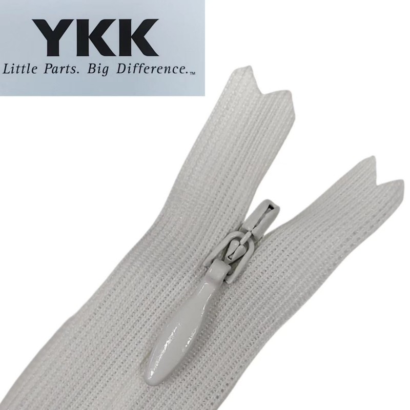 现货YKK3号隐形拉链连衣裙拉抱枕ykk蕾丝网边隐拉裙链服装拉锁|undefined