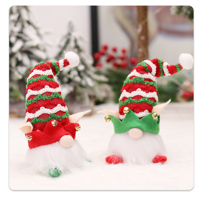 1 Piece Quantity Party Occasion Christmas Fashion Santa Claus Stripe Plastic Party Ornaments