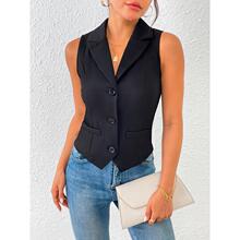 O 24385 Spring Solid Color Tie Waist Vest ��Լ�������