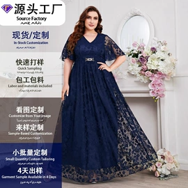 大码连衣裙;穆斯林服饰;连衣裙