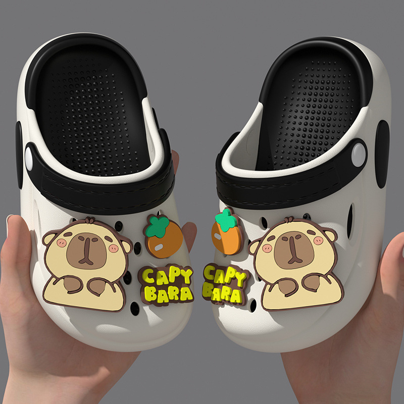 Kapibala Children's Clogs New Summer Outer Wear Indoor Non-Slip Slippers Baby Beach Sandals