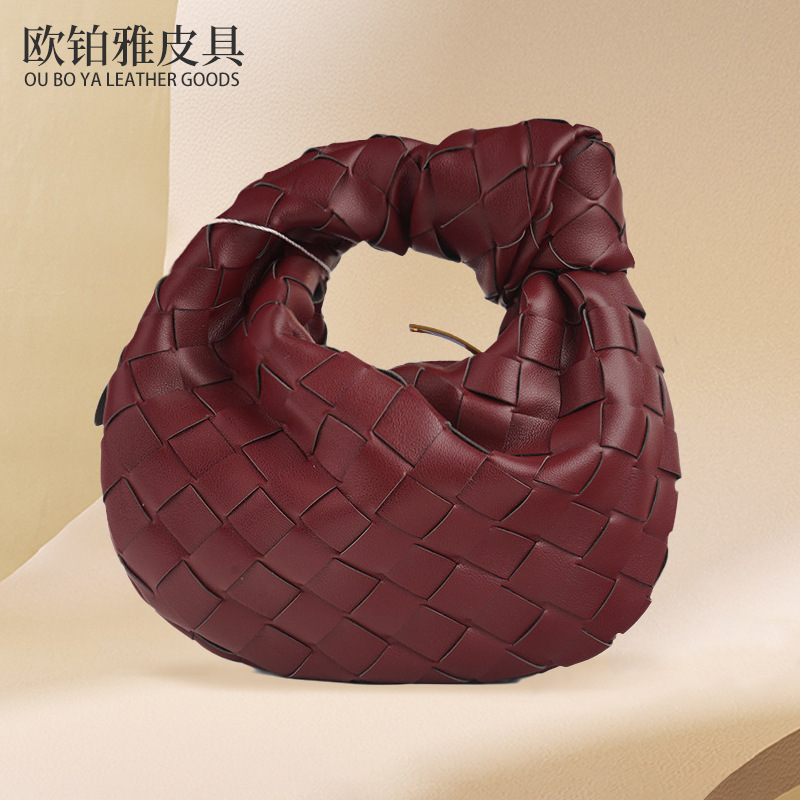 Cross-Border Hot-Selling European and American Style Dumpling Clutch Bag, Retro High-End Handbag, Compact Casual Versatile Bag for Women