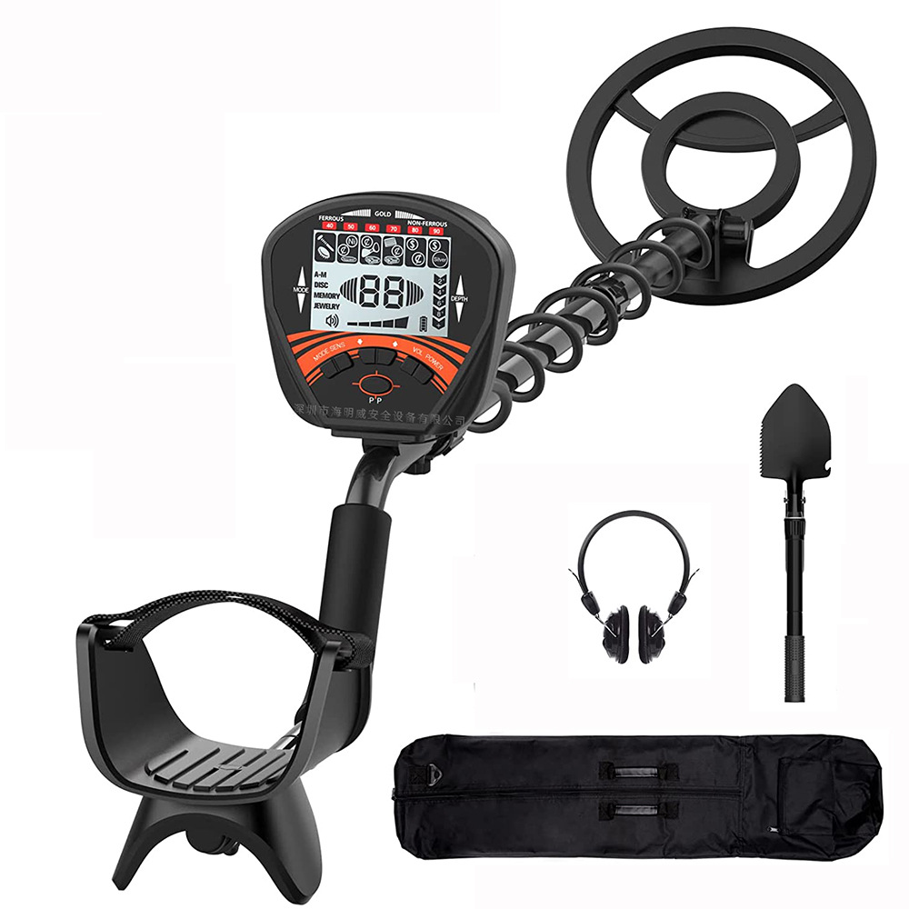 기계 + 헤드셋 + 삽 + 보관 가방