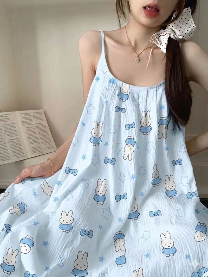 Al por mayor transfronterizo con cojín de pecho pijama de verano nube algodón sensación de tela exterior pantalones cortos de dibujos animados conjunto de ropa para el hogar
