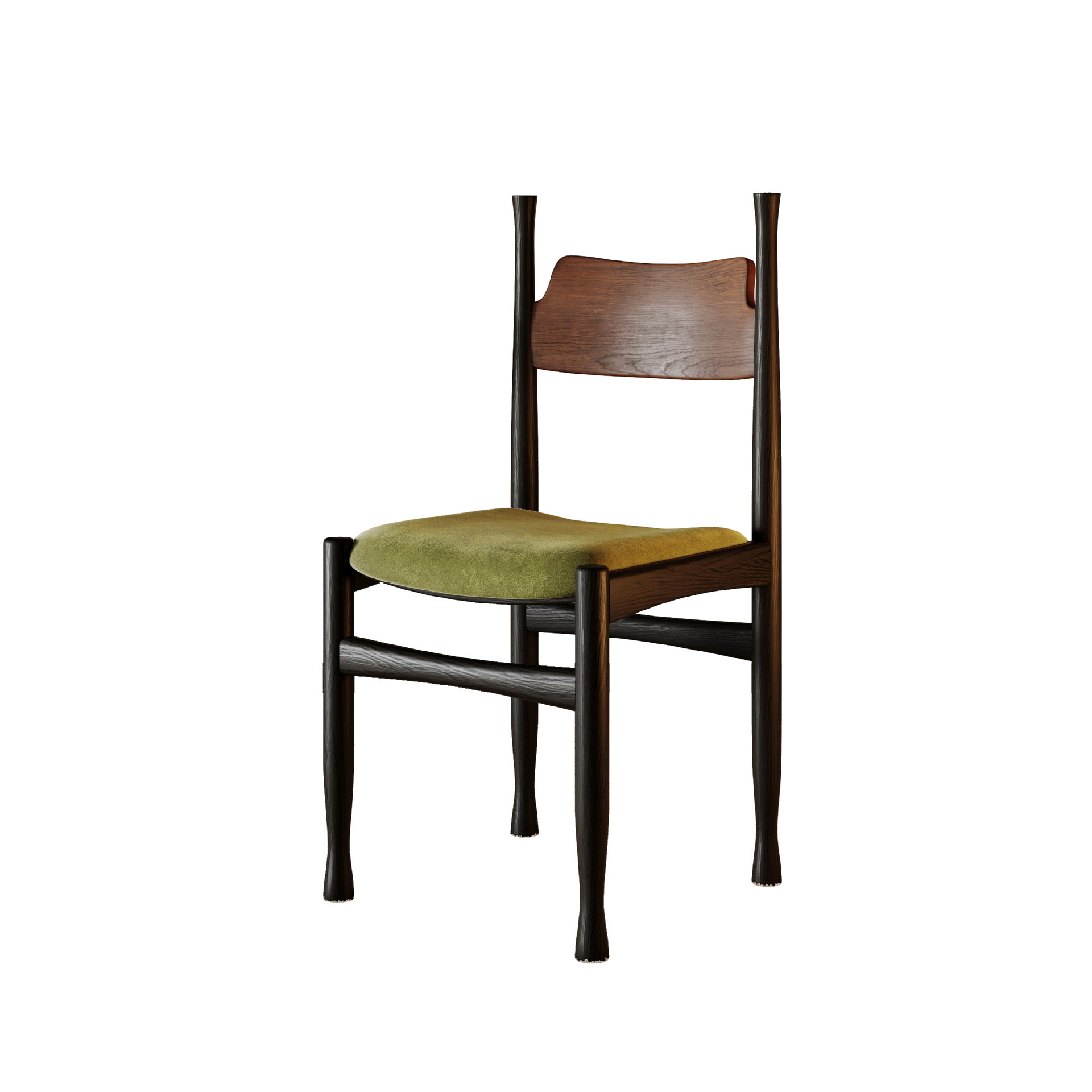 Silla de comedor de madera maciza medieval, silla de respaldo de restaurante francés para el hogar, silla de tocador retro, lujo ligero, sensación de alta gama, ocio simple