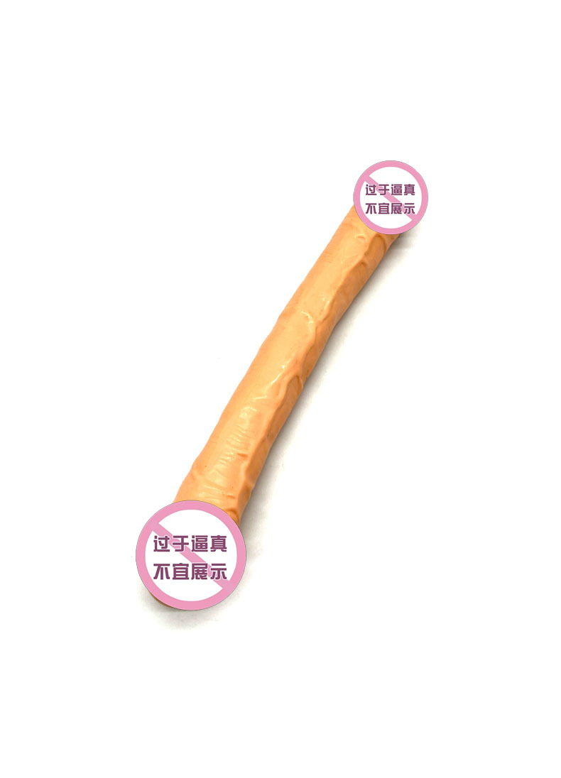 Double-Headed PVC Anal Plug, High-Simulation Adult Toy for Men and Women — detail image 7