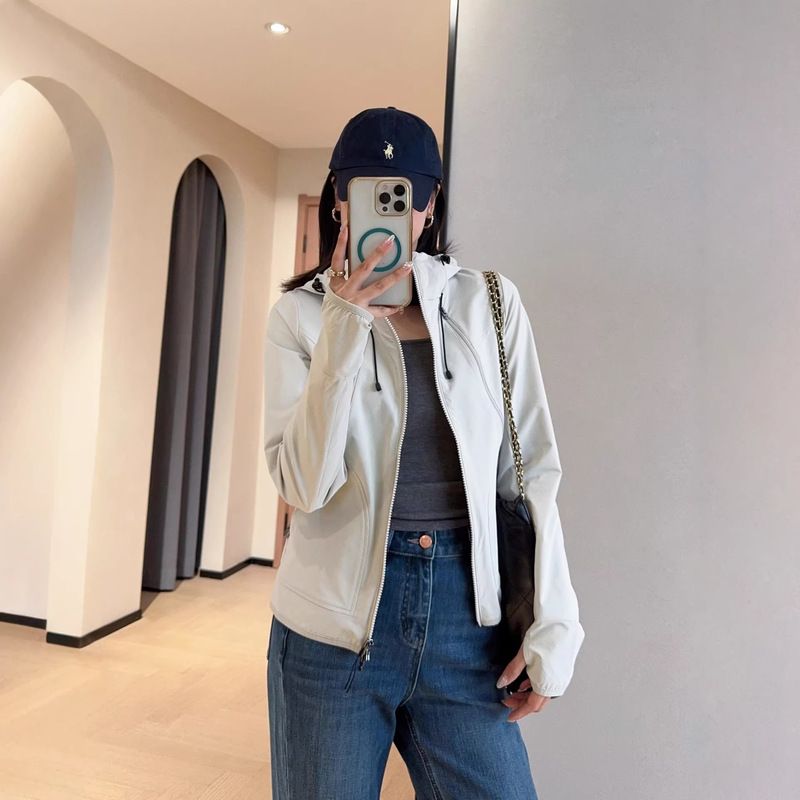 Spring Is Not Too Late: Mountain-Style Functional Double-Zip Slim-Fit Stand-Collar Hooded Softshell Light Outdoor Casual Jacket for Women 2026