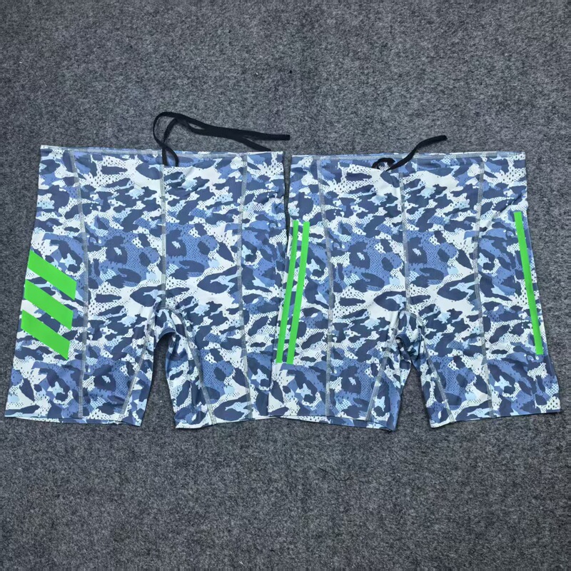 Camouflage New Style Training Shorts for Running, Marathon, Sports, Track and Field, High Elasticity, Quick-Drying, Taped Seams, Short Elastic Shorts