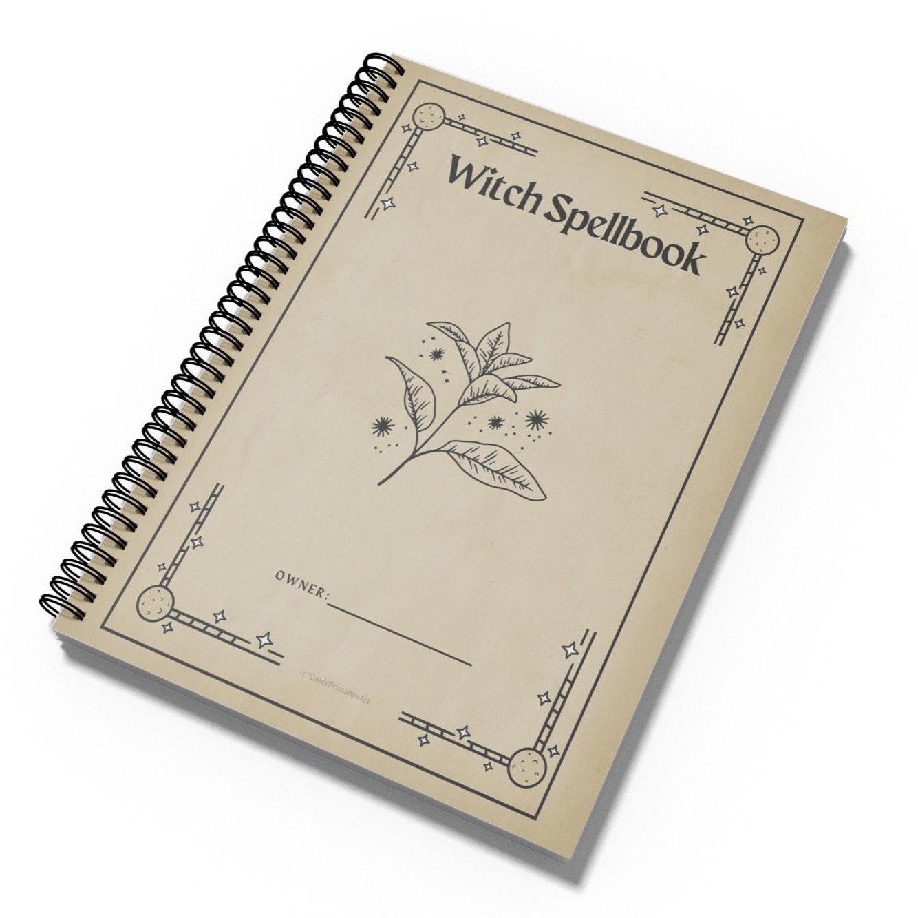 New cross-border ADHD Witchy Planner, Witch Habit Tracker Witch Planner